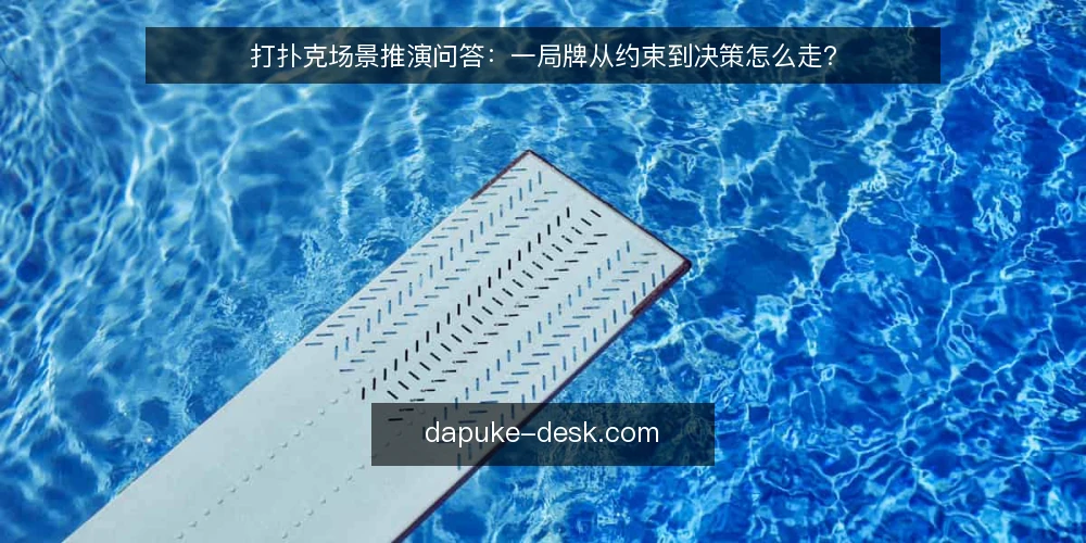 打扑克场景推演问答：一局牌从约束到决策怎么走？ — 先还原一个通用牌局场景 配图